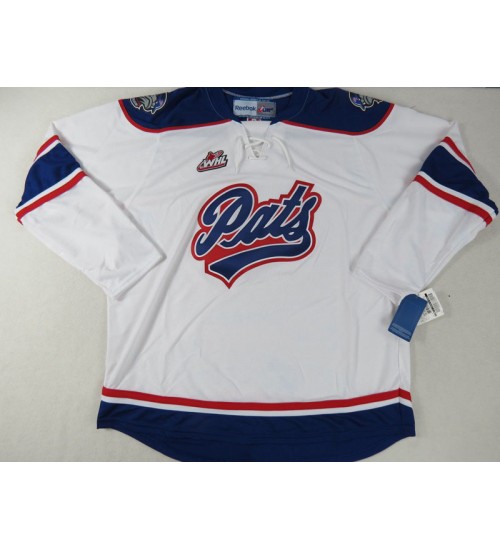 Custom WHL Regina Pats 2009-Pres Home Premier Hockey Jersey White